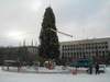 24.12.1999: The New Year tree at the Independence Square